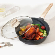 19 PiecePots and Pans Set Nonstick and Granite Cookware Set for Kitchen (Black)