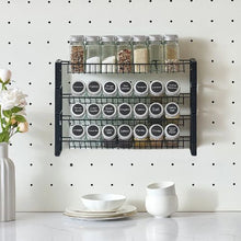 15.8x10.7 in" Detachable Spice Rack Organizer for Cabinet - 4-Tier Stackable Seasoning Storage Spice Jars Holder for Kitchen Pantry & Countertop