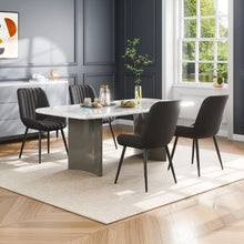 Modern Dining Room Accent Chairs for Dining Tables, Space-Saving Kitchen Table (Set of 4)