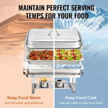 8 Qt Hotel Pans Stainless Steel Table Pan For Catering Storage Food DT-C1016 (Pack of 6)
