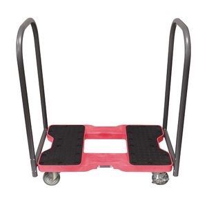 Snap-Loc Industrial Strength E-Track Panel Cart Red Dolly SL1500PC4R