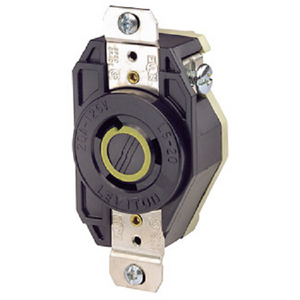 20 Amp NEMA L5-20R Flush Mount Locking Receptacle 2310