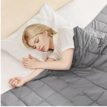 Weighted Blanket 25 LBS 60 x 80" Queen Size Cooling Glass Bead Blanket (Grey)