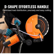 12-Inch Electric Concrete Saw 1800W 4.5-Inch Cutting Depth Wet Saw with Pump & Blade