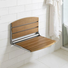 Foldable Shower Seat with Backrest Wall-Mounted 400 LB Capacity