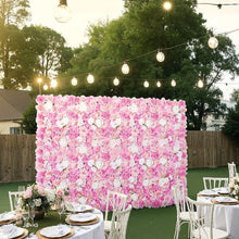 15x15 Inch 3D Flower Wall Panel for Wedding Valentines Day Home Baby Party Backdrop Decor,Pink