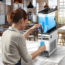 1x15 L Commercial Frozen Drink Maker 60 Cups Stainless Steel for Home Party Restaurants Cafe Bars