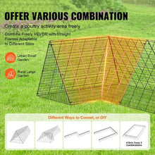 287 x 78.7 x 24.2 In Chicken Tunnel Run – Extra-Large Portable Outdoor Coop for Chickens Ducks & Rabbits