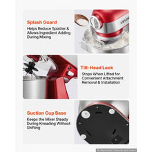 5.3 Qt 400W 10-Speed Tilt-Head Stand Mixer with 3 Attachments