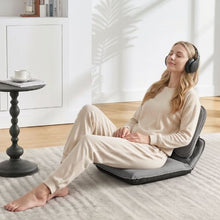 5-Position Adjustable Floor Gaming Chair – (Gray)