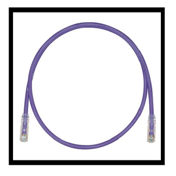 24 AWG Cat 6 UTP Copper 3FT Patch Cord Violet UTPSP3VLY