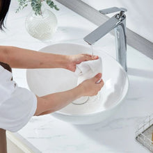 16" Oval Vessel Sink White Ceramic Above Counter Bathroom Basin