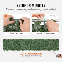39 x 198 Inch Dark Green Ivy Fence Screen with Mesh Backing – Outdoor Artificial Green Wall Dark Green Backcloth JNF009