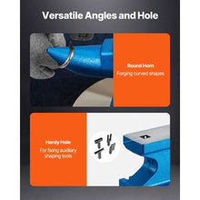 55 lb Iron Anvil Single Horn Anvil  with Large Countertop and Stable Base for Shaping Bending