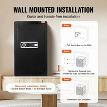 4-5.2 cu.ft Single Door Box with Key Lock & Password for Money Documents Jewelry and Valuables