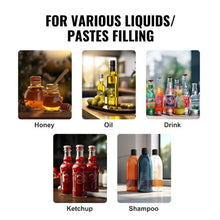 Manual Liquid Filling Machine 5–100ml Adjustable Stainless Steel Bottle Filler with Hopper