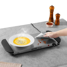 Electric Warming Tray Stainless Steel Adjustable Temperature Control Buffet Food Warmer