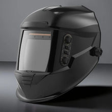 True Color Welding Helmet – Auto Darkening Solar Powered Welder Hood with 4 Arc Sensors for TIG MIG ARC