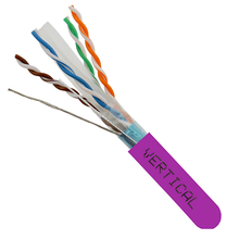 1000' 23 AWG 4 Pairs F/UTP Solid CMR Shielded 10GS CAT6A Cable