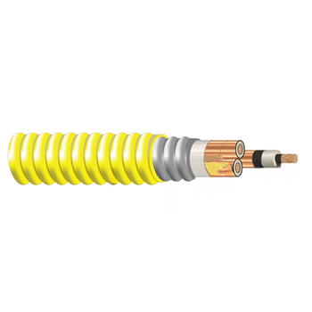 2 AWG 3C Type MV -105 Copper 5/8kV NLEPR Insulation 133/100% IL AIA Yellow PVC Jacket