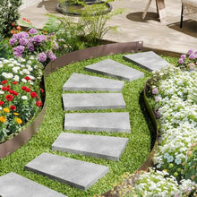 39 x 5 Inch Rust-Resistant Garden Edging Border Steel Landscape Edging  ZY-39X5-5Brown (Pack of 5)