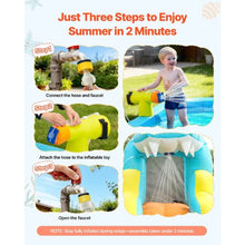 Inflatable Bounce House with Slide & Splash Pool – Castle for 3-4 Kids (Ages 3-8)