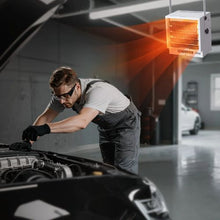 10000W Electric Garage Heater with Remote & Timer Wall/Ceiling Mount Fan-Forced Commercial Shop Heater 240V