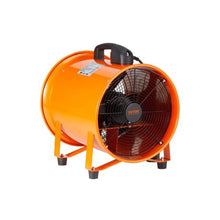 12" Heavy Duty Cylinder Fan with 585W Strong Shop Exhaust Blower For Portable Ventilator