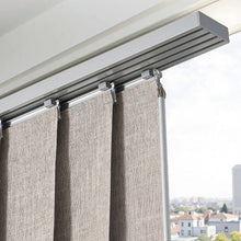 Panel Track Blinds 45.8–86" W Up to 96" H Vertical Blackout Blinds (Brown)