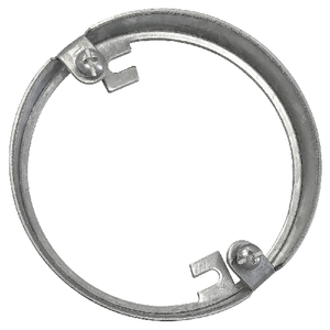 4" Round Pan Box Extension Ring, 1/2" Deep - Drawn, Fixture Earss 2-3/4" O.C. 57111 (Pack of 30)