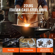 10 kg  Single Horn Anvil Cast Steel for Bending and Shaping GZL22