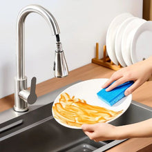 Durable Natural Kitchen Sponges with Cellulose & Scrub Pad Easy-to-Rinse Cleaning (12 PCS)