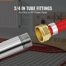 3/4" Brass Clamp-style Internal Thread System 3/4 NPT for Air Pipe Fittings (12PCS)