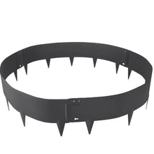 4 Inch x 16.25' Ft Steel Garden Edging Borders Hammer-in Edging Border Bendable Metal Landscape Edging for Yard (Pack of 5)