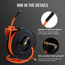 50 feet  Heavy Duty Retractable Air Hose Reel for Workshop Garage