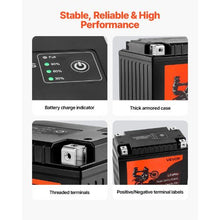 12V 8Ah LiFePO4 Motorcycle Battery Pre-Charged Maintenance-Free High Performance for ATV Motorcycle Jet Skis Scooter UTV