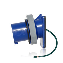 Leviton 30 Amp 250V LEV Series IEC Pin & Sleeve Inlet Blue 330B6WLEV