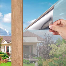 36" x 49.3 ft One-Way Window Privacy Film Reflective Heat Control Self-Adhesive (Silver)