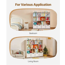 Wooden Toy Storage Organizer with 4 Drawers for Kids Room, Nursery, Living Room – (White)