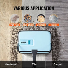 6.7 Inch Manual, Floor Sweeper with Dustbin Capacity for Home Office Carpets Pet Hair Dust