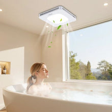 Bathroom Exhaust Fan with LED Light 80 CFM 1.5 Sones Quiet AC Motor Vent Fan (White)