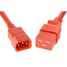 14AWG 15A C14 to C19 Heavy-Duty Power Cord Red