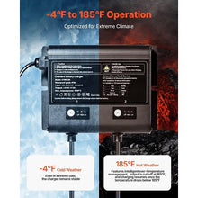 4-Bank 10A 12V Onboard Boat Charger IP68 Waterproof Smart On-Board Battery Charger for Lithium