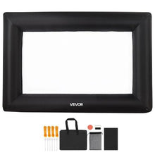 14FT Inflatable Projector Screen Outdoor Movie Screen 120W Air Blower Oxford Fabric