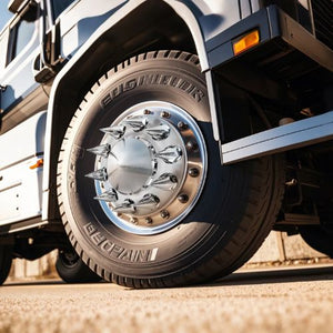 6 PCS Rear Axle Wheel Covers for Semi Truck RL-LG006