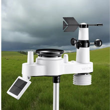 7-in-1 Wi-Fi Weather Station 7-Inch TFT Display Solar Sensor Rain Gauge Wind Speed Temperature & Humidity