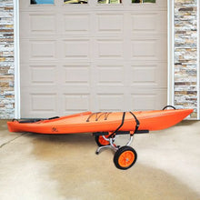 Heavy Duty Kayak & Canoe Cart – 450 lbs 12" Solid Tires Adjustable Width Detachable with Nonslip Foot for Paddleboards