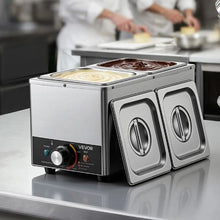 Chocolate Melting Machine 2-Tank 9 Lbs 800W 3 Cooking Modes 86–230°F Water Bath Heating
