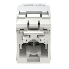 22-26 AWG Mini-Com RJ45 TG Style Cat6A 10Gig UTP Jack Module Polycarbonate CJ6X88TGIW-C (Pack of 100)