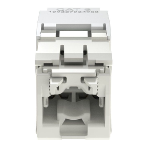 22-26 AWG Mini-Com RJ45 TG Style Cat6A 10Gig UTP Jack Module Polycarbonate CJ6X88TGIW-C (Pack of 100)